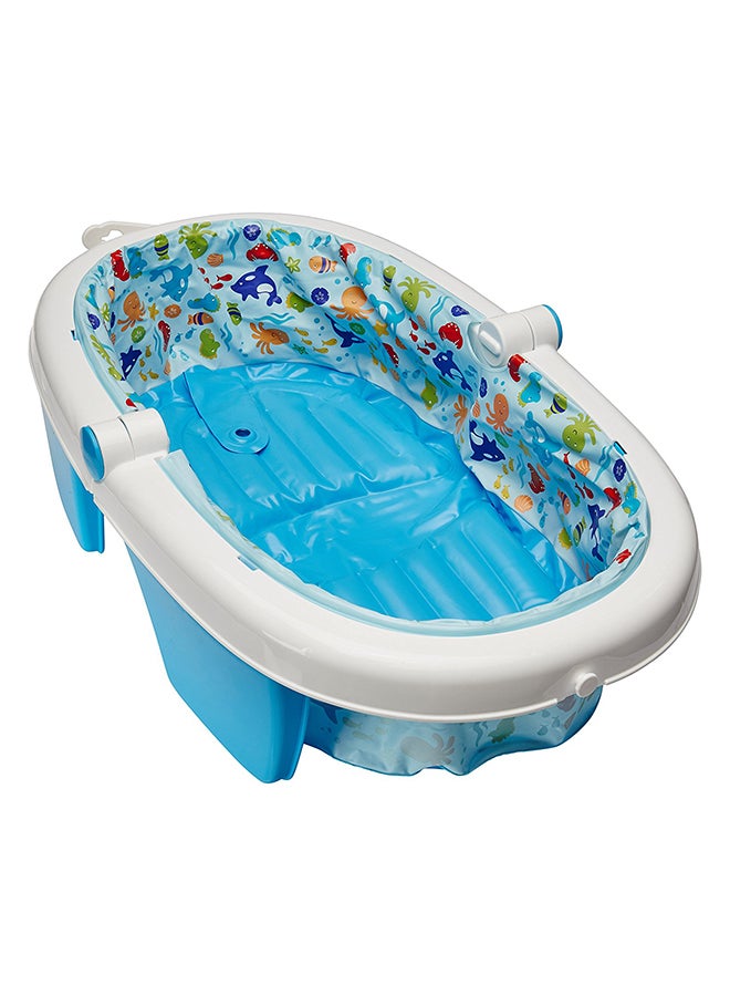 Foldaway Baby Bath Tub, Newborn - Blue