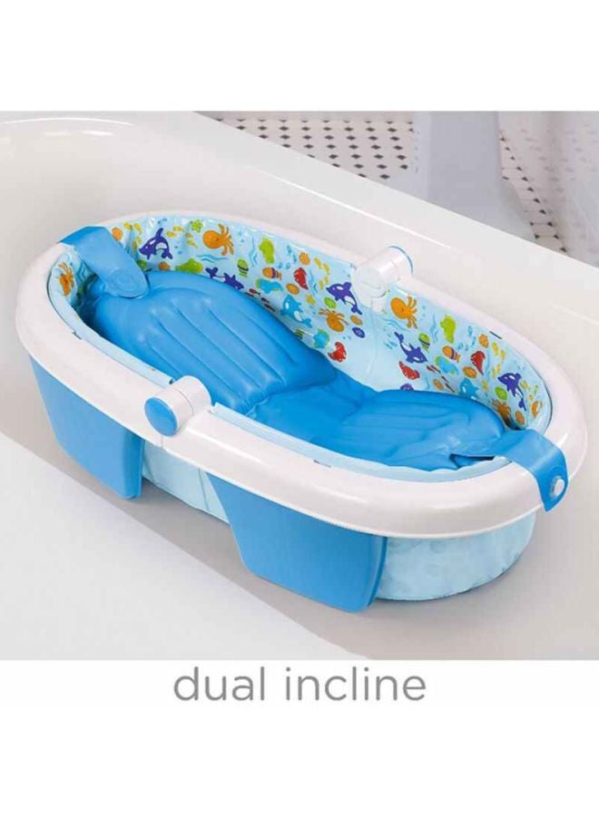 Foldaway Baby Bath Tub, Newborn - Blue