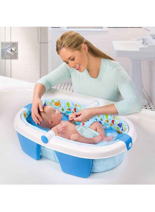 Foldaway Baby Bath Tub, Newborn - Blue