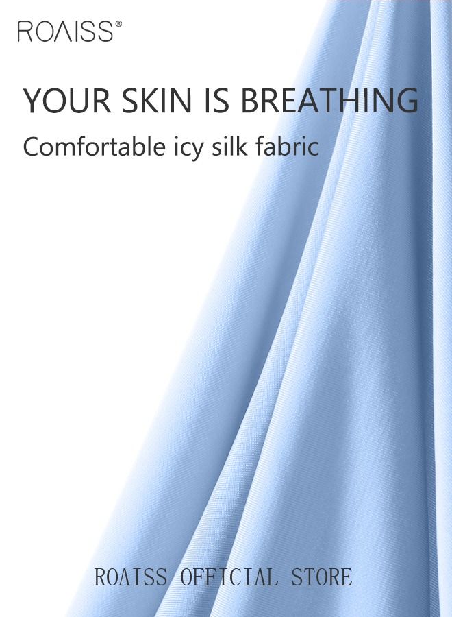 3 Pack of Briefs Ice Silk Refreshing Silky Lightweight Breathable Seamless Youth for Men Summer