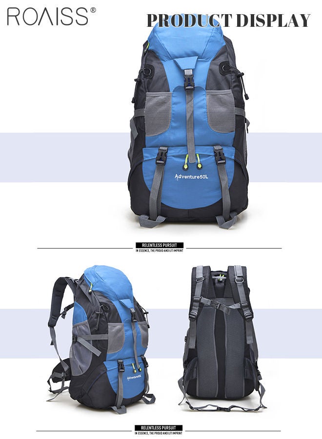 Multifunctional Outdoor Backpack Double Shoulder Bag Men and Women Hiking Sports Travel Mountaineering Bag Large Capacity Leisure Travel Bag