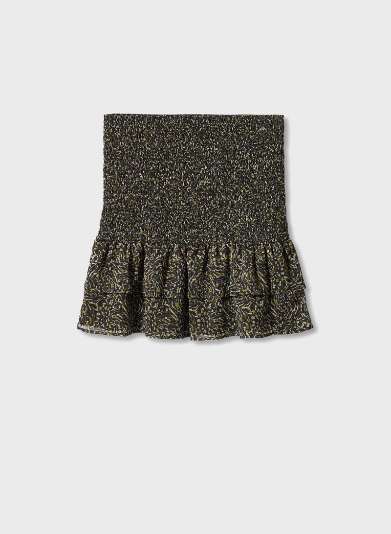Kids Leopard Print Skirt