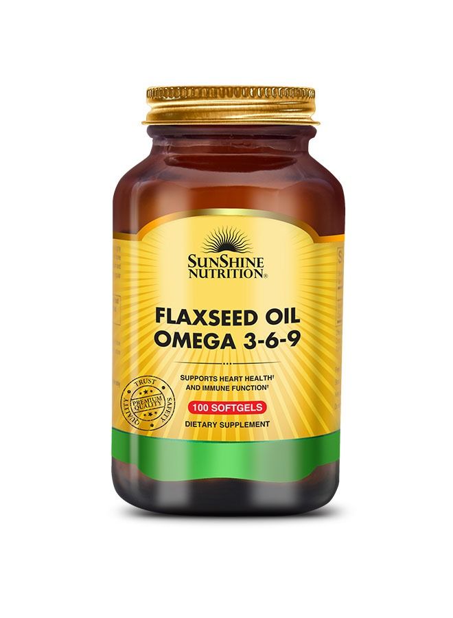 FLAXSEED OIL OMEGA 3-6-9 100 SOFTGELS