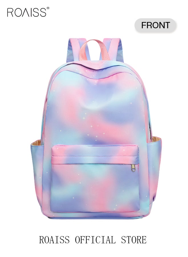 3-Piece Set New School Bag Elementary School/Junior High School/High School/Student Bag College Student Backpack Casual Cute Girl