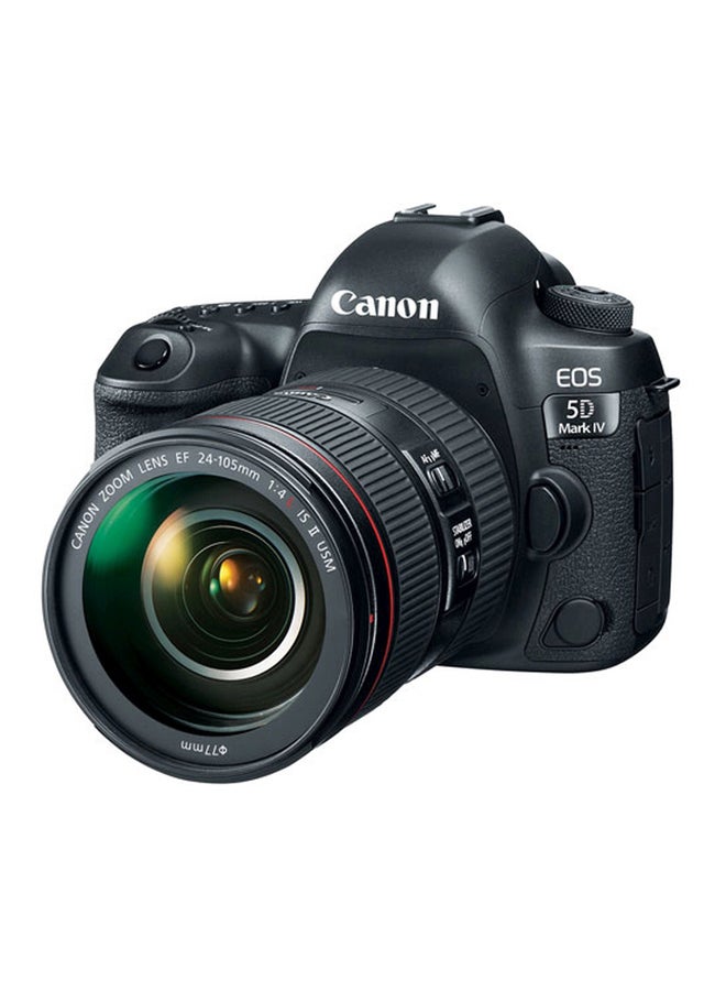 EOS 5D Mark IV DSLR With EF 25-105mm f/4 L IS II USM Lens 30.4 MP,LCD Touchscreen, Built-In Wi-Fi And GPS Geotagging Technology