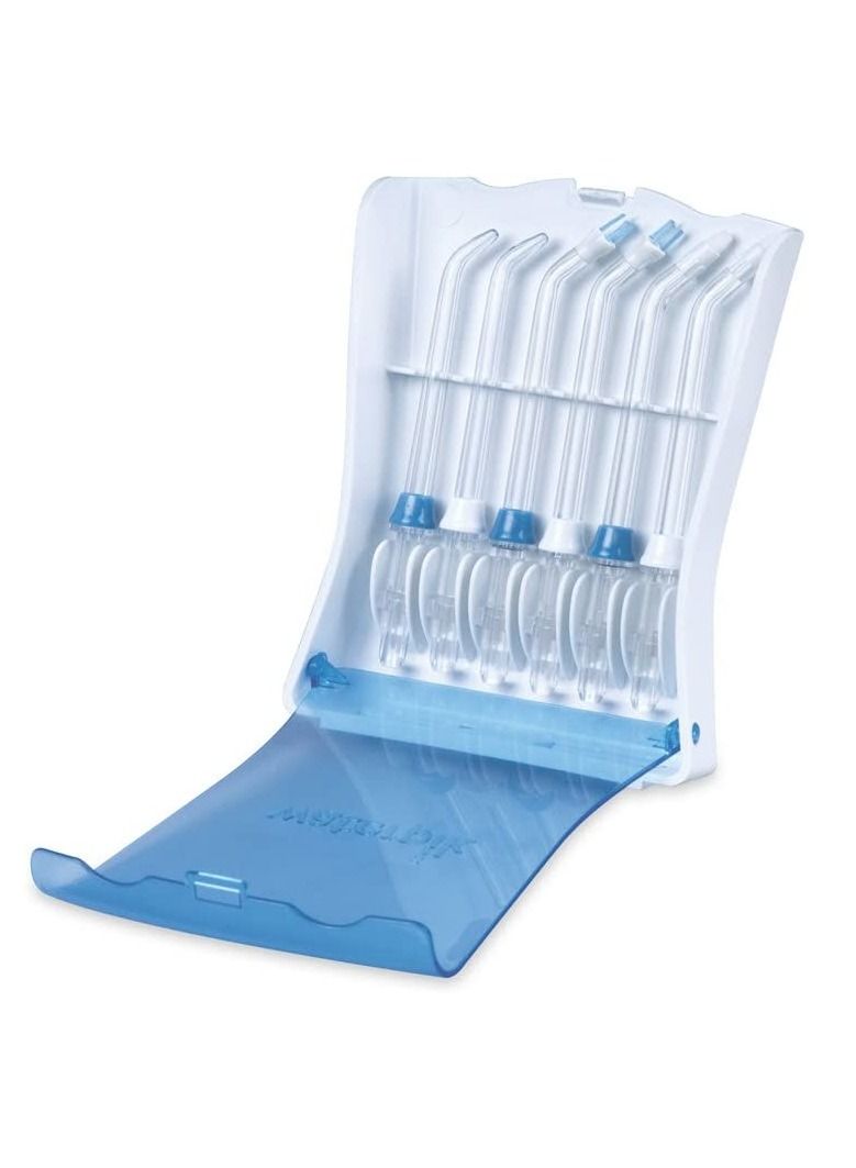 Water Flosser Tips Storage Case and 6 Count Replacement Tips