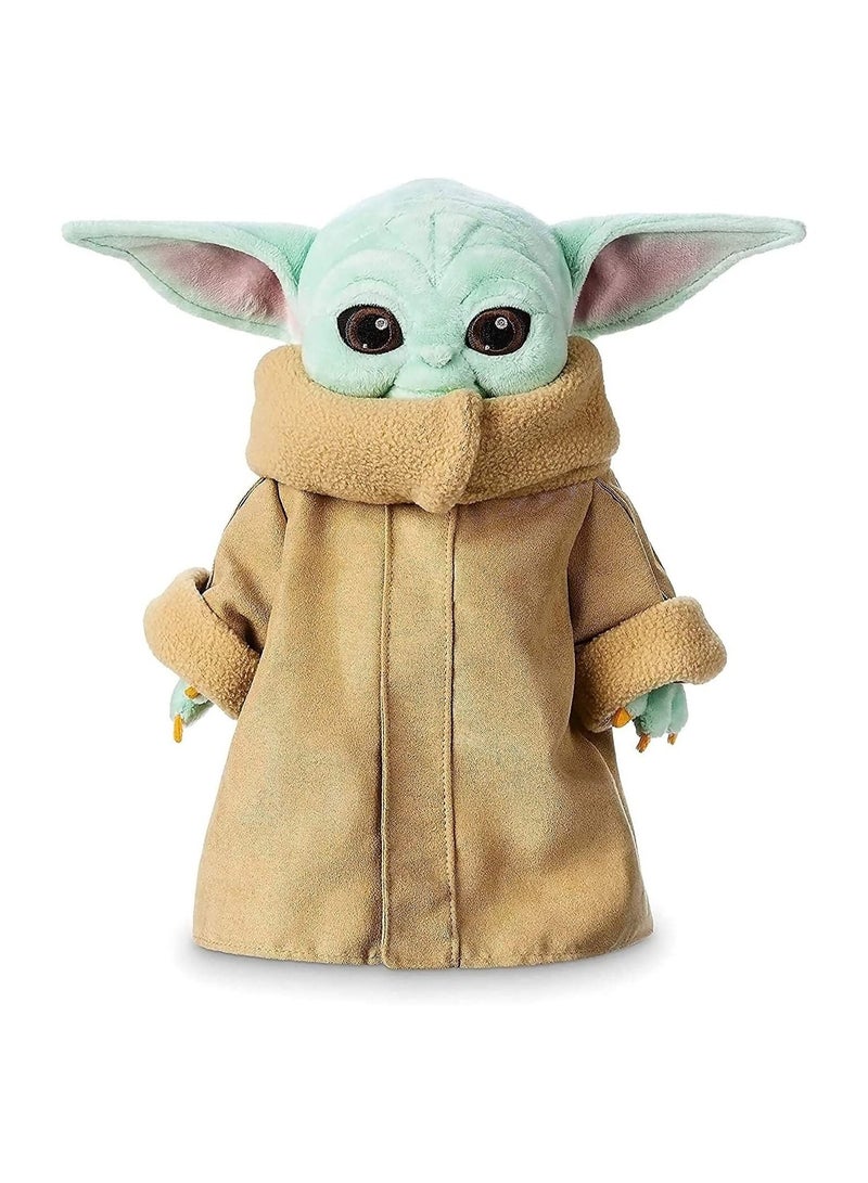 Baby Yoda Doll 11 Inch Tall Stuffed Child Figure For Bed Time And Sleeping