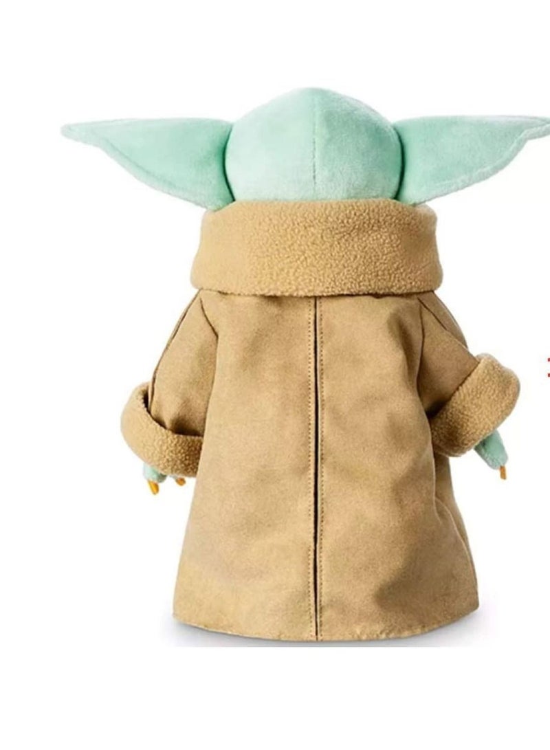 Baby Yoda Doll 11 Inch Tall Stuffed Child Figure For Bed Time And Sleeping