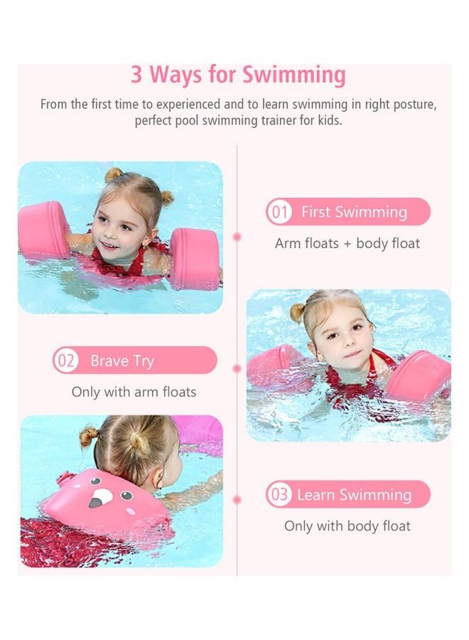 Non-Inflatable Arm Swim Float Swimming Sleeve Pool Trainer For Kids