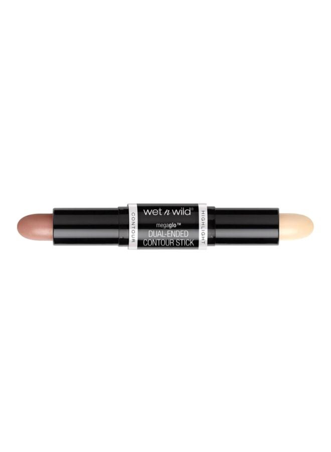 Megaglo Dual-Ended Contour Stick Beige/Pink