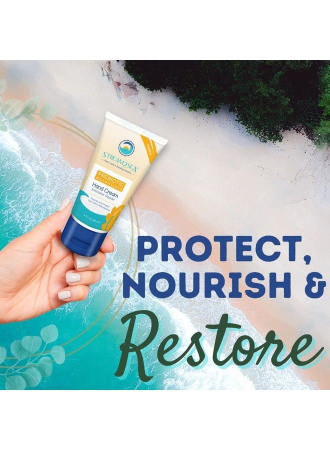 Tropical Intensive Repair Hand Cream Prebiotic Essentials | Antioxidant Rich Reef Safe Natural And Paraben Free Moisturizing Hand Cream | 3 Fl Oz By Stream2Sea