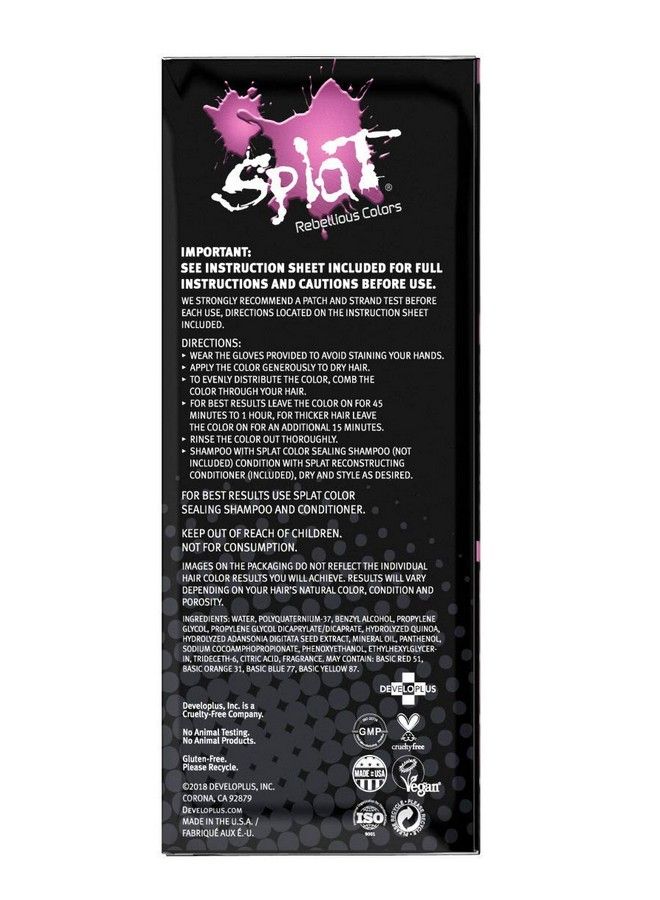 Midnight Rosetta Pink Semipermanent Hair Dye