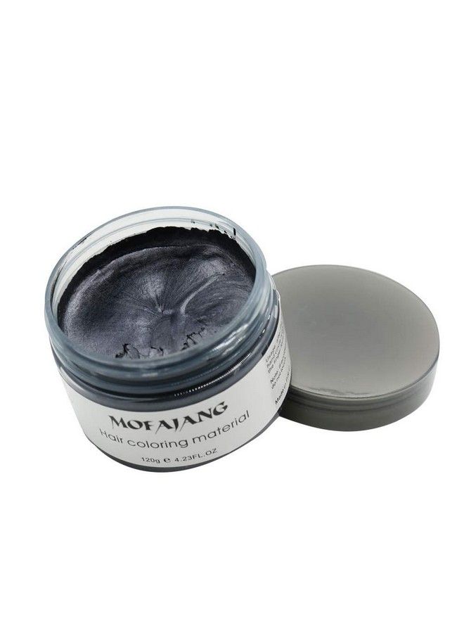 Hair Coloring Wax Black Disposable Instant Matte Hairstyle Mud Cream Hair Pomades For Kids Men Women To Cosplay Nightclub Masquerade Transformation
