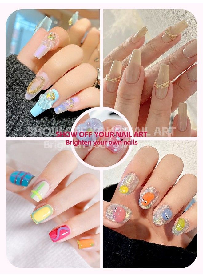 12 Colors 5D Carving Nail Gel Polish Soft Candy Nail Sculpture Painting Gel Soak Off Cute Jelly Macaron Modeling Glue For Diy Nail Art Designs