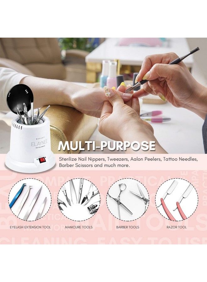 Nail Tool Sterilizer For Esthetician Sterilization Machine Metal Nail Art Tools Lash Tech Supplies Must Haves Autoclave Sterilizers High Temperature For Nail Supplies Manicure Salon