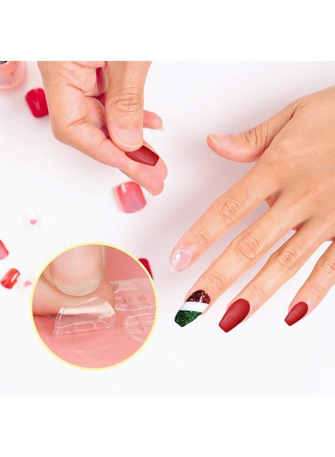 50Sheets Nail Adhesive Tabs 1200Pcs Doubleside Nail Glue Stickers Adhesive Tabs For Press On Nail Sticky Tabs Manicure