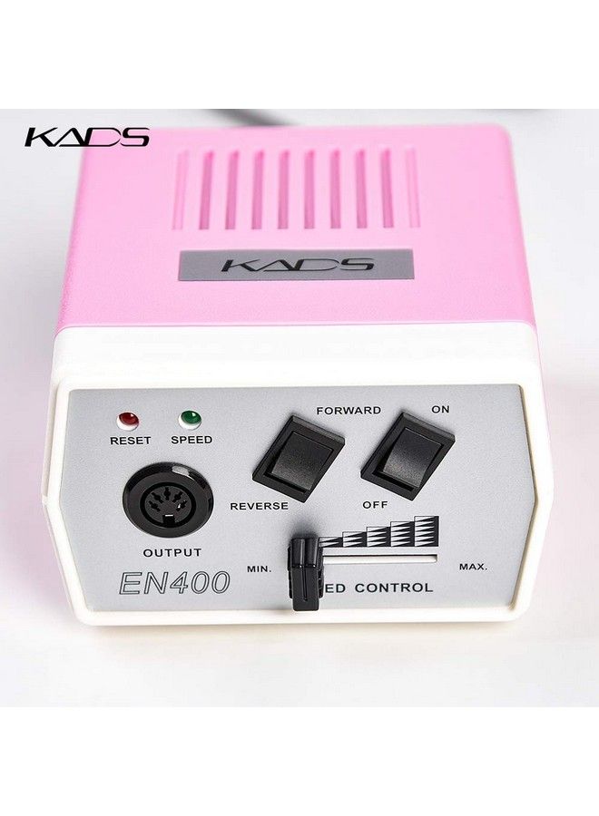 30000Rpm Nail Art Drill Nail Equipment Manicure Tools Pedicure Acrylics Pink Electric Nail Art Drill Finger & Toe Machine Set (Pink)