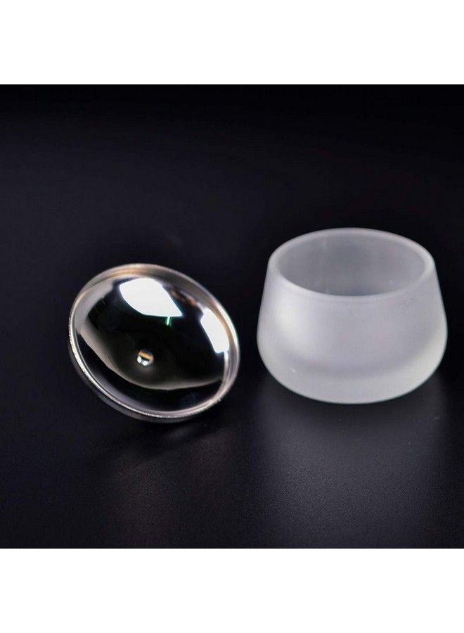 1 Piece Matte Crystal Glass Nail With Lid Nail Glass Crystal Cup Nail Crystal Bowl Dapping Dish Glass Crystal Dappen Dish Liquid Container Holder Tool For Acrylic Liquid Powder