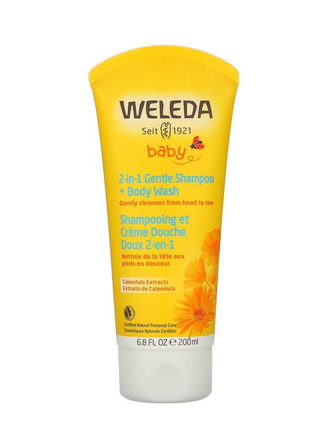 Calendula Extracts 2-in-1 Gentle Shampoo Plus Body Wash 200ml