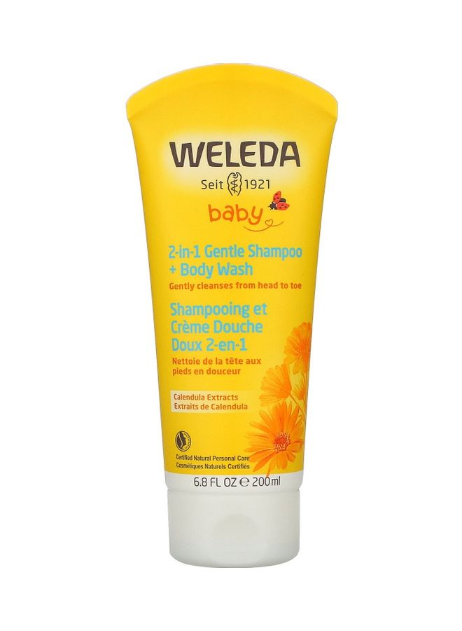 Calendula Extracts 2-In-1 Gentle Shampoo With Body Wash 200ml