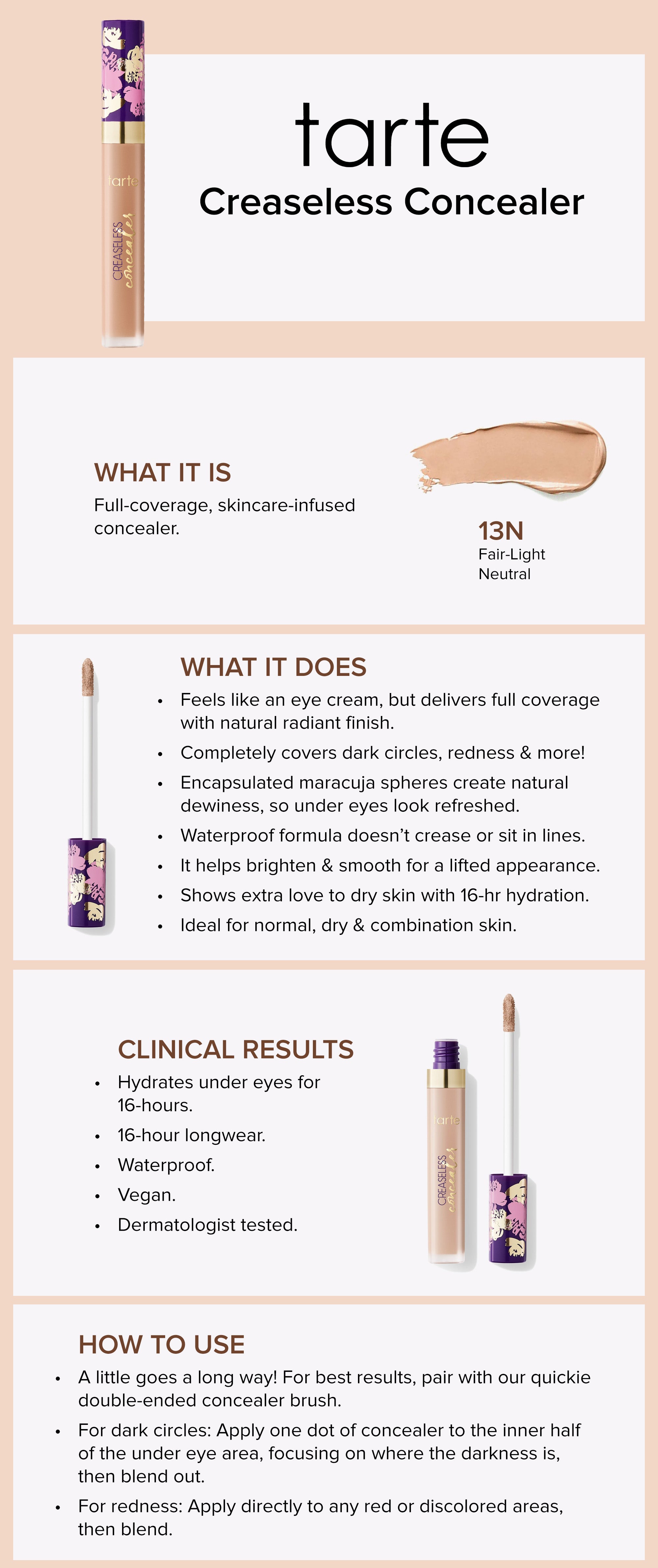 Creaseless Under Eye Concealer 13N Fair-Light Neutral