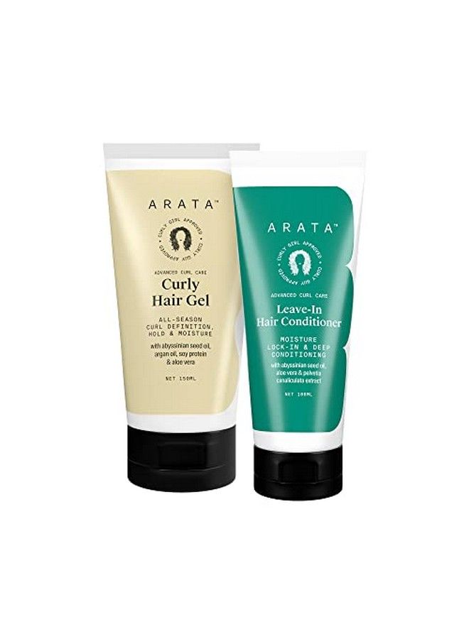 Advanced Curl Care Duo; With Leavein Conditioner (100 Ml) & Advanced Curl Care Hair Gel (150 Ml); Intensely Moisturises & Conditions; Allseason Curl Definition & Hold; Best For Curly Hair