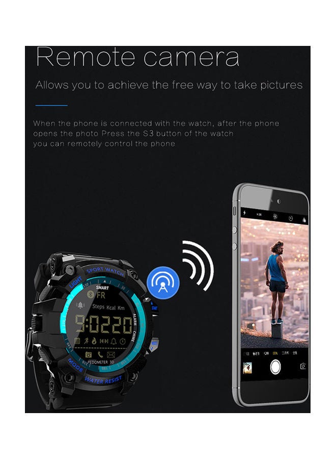 MK16 Smart Watch Black/Blue