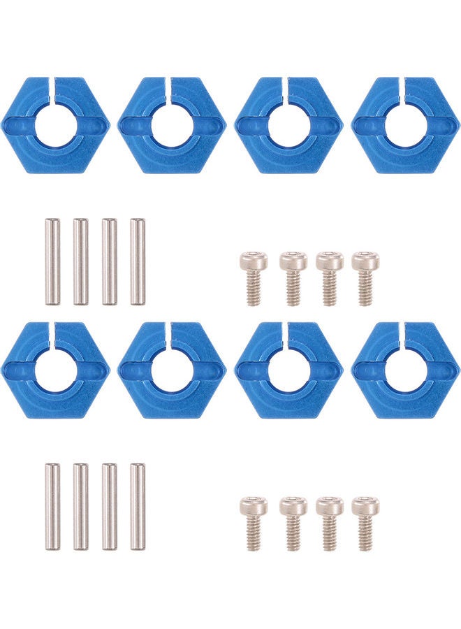 8 Aluminum Wheel Hex Nuts With Pins Screws 10 x 1 x 6.5cm