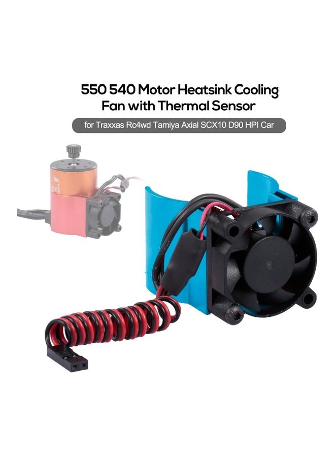 RC Car Motor Heatsink 550 540 Motor Cooling Fan With Thermal Sensor