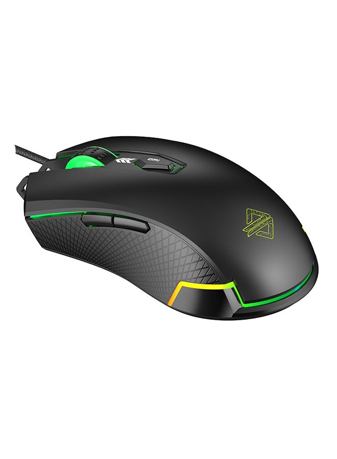 AJ203 Backlight Wired Gaming Mouse Black