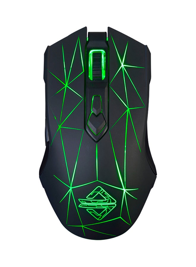 AJ52 Backlit Modes Wired E Sport Gaming Mouse Black