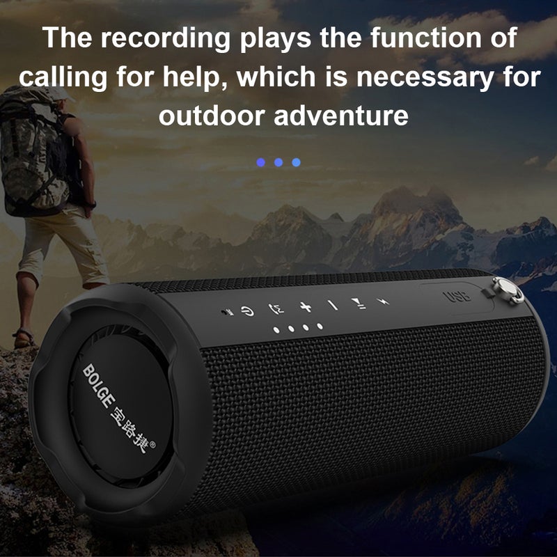 HS880 Wireless Bluetooth Speaker With Mic V8330_P Black