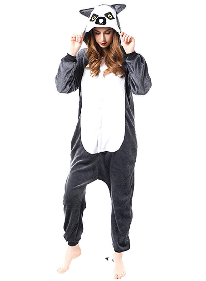 Lemur Onesie Black