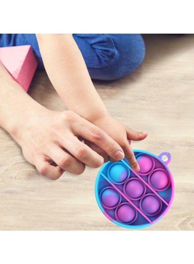 Push Pop Bubble Sensory Stress Relief Non-Toxic And Tasteless Fidget Keychain Toy 6.5cm