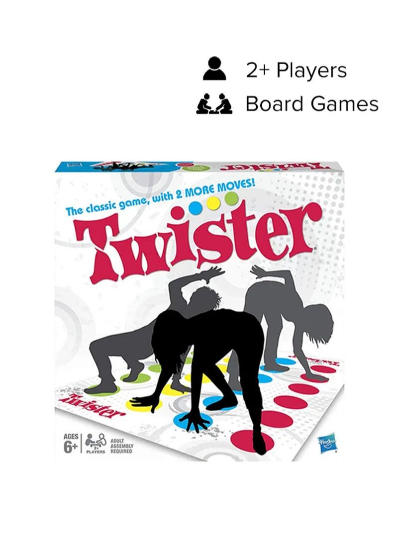 Twister Game, Family And Kids Party Game, Twister Board Game Ages 6 And Up, Indoor And Outdoor Classic Game