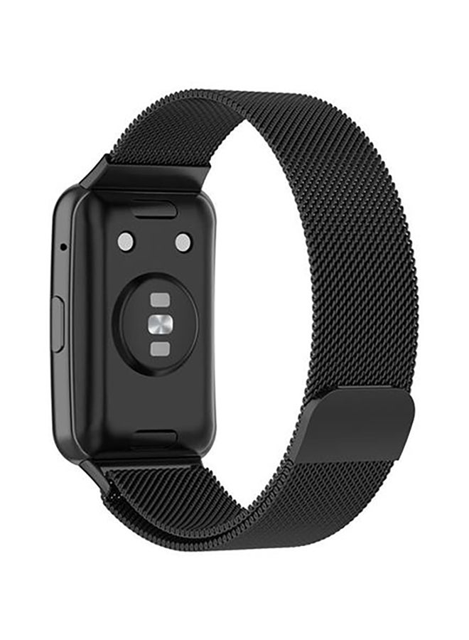 Milanese Replacement Band For Huawei Watch Fit Black