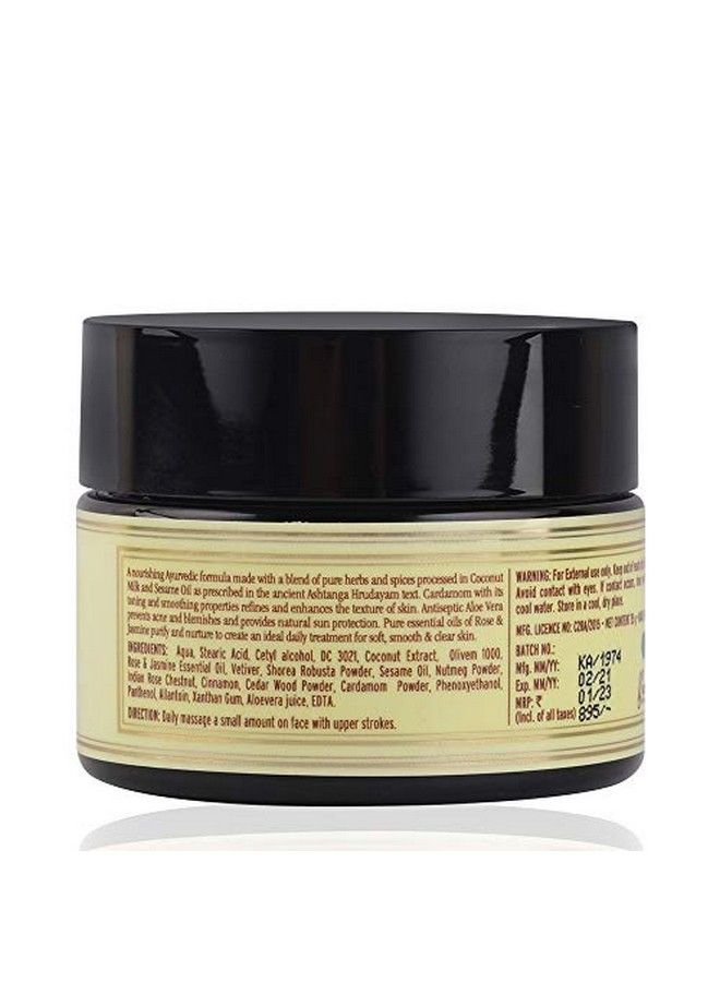 Eladi Hydrating Ayurvedic Face Cream With Pure Essential Oils Of Rose And Jasmine 25G