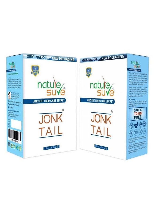 Jonk Tail Hair Oil For Men And Women 2 Packs (150 Ml Each)