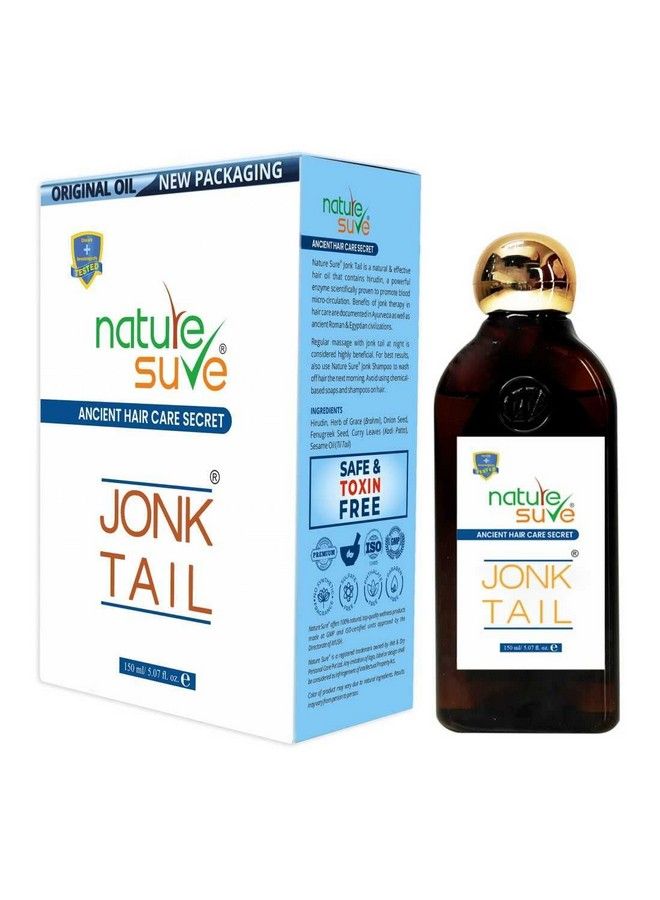 Jonk Tail Hair Oil For Men And Women 2 Packs (150 Ml Each)