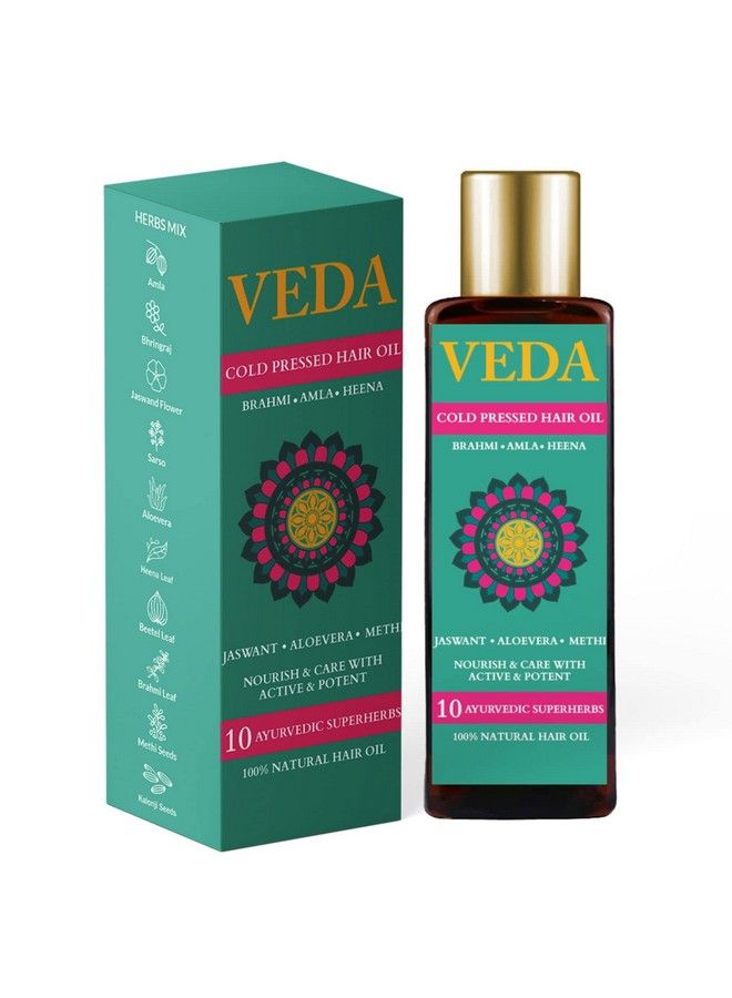 Ayurvedic Cold Pressed Hair Oil ; Ayurvedic Jadi Butis Infused Oil ; 200Ml