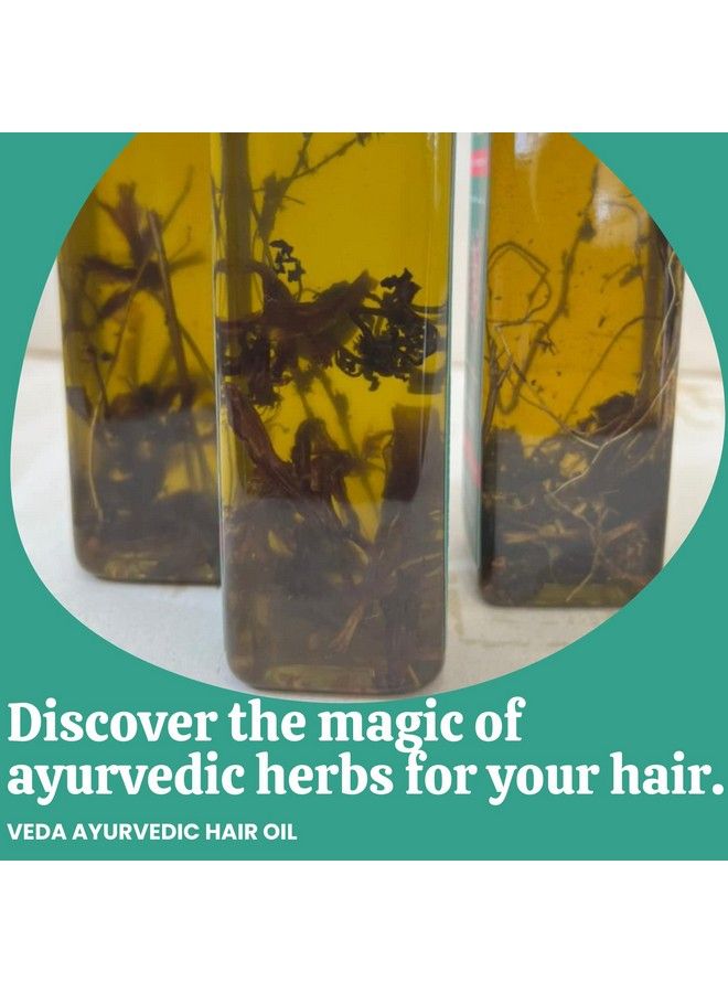 Ayurvedic Cold Pressed Hair Oil ; Ayurvedic Jadi Butis Infused Oil ; 200Ml