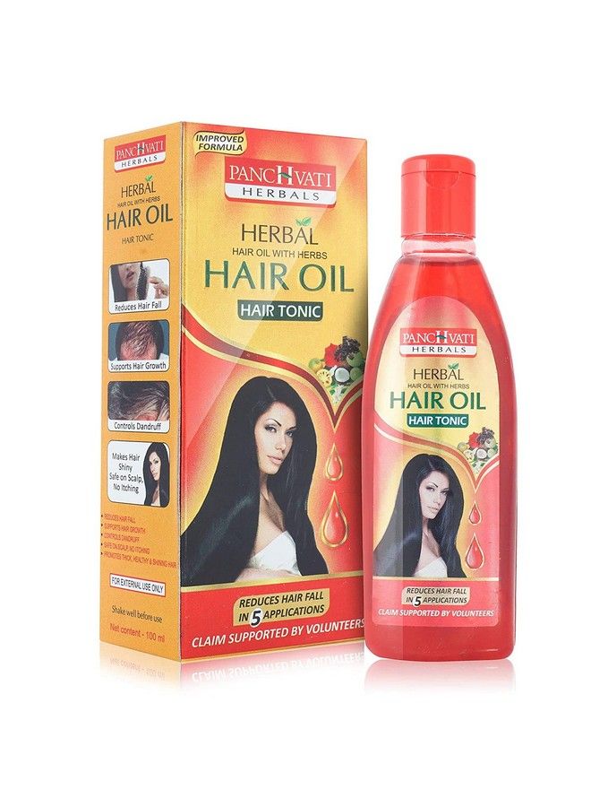 Herbals Hair Oil Promotes Thick Healthy And Shining Hair. Controls Thinning Of Hair Supports Hair Growth Pack Of 3 300 Ml