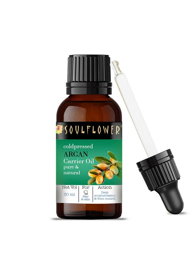 Moroccan Argan Cold Pressed Carrier Oilpure Organic & Natural| Hair Growth Skin & Hair Care Moisturising Skin Stretch Marks Nails & Lips Care Eye Puffiness| Argan Nut| 30Ml