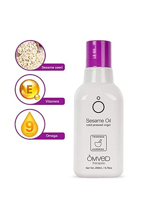 Organic Sesame Virgin Oil Cold Pressed 200 Ml