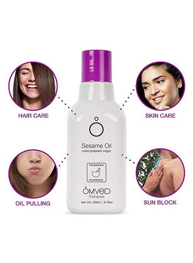 Organic Sesame Virgin Oil Cold Pressed 200 Ml