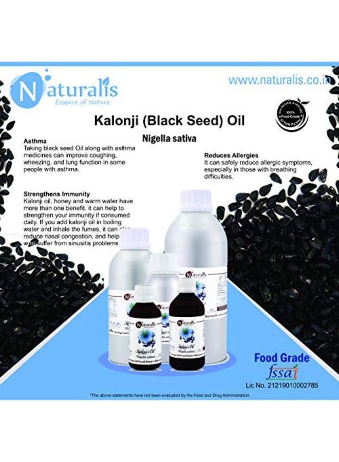 Essence Of Nature Extra Virgin Cold Pressed Kalonji Or Black Seed Oil For Healthy Skin, Hair - 250Ml