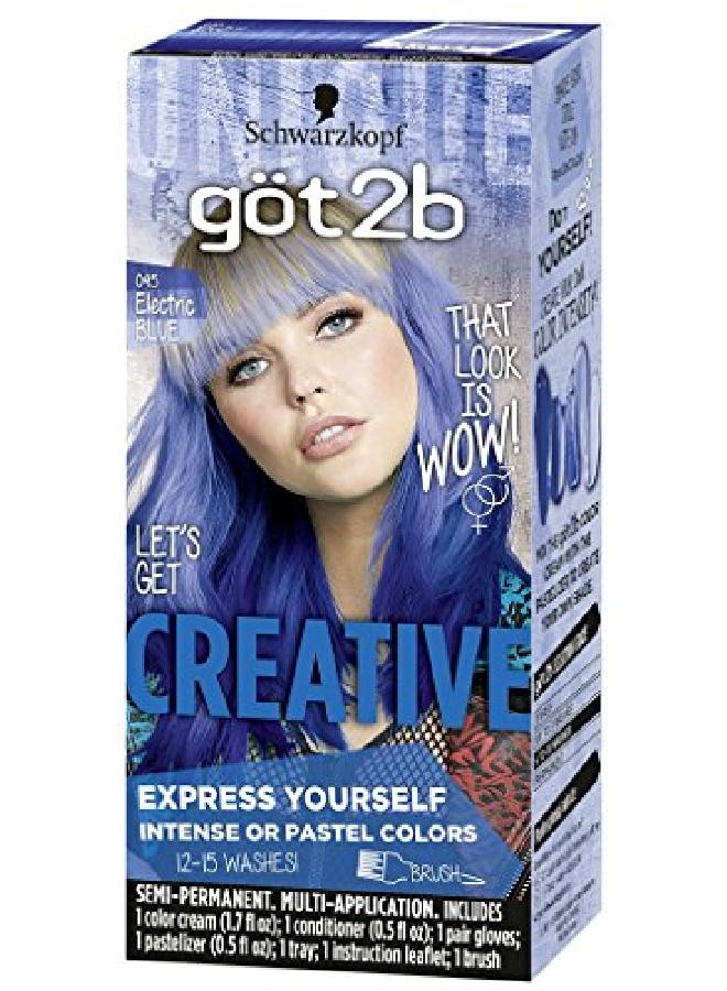 Creative Semipermanent Hair Color 095 Electric Blue