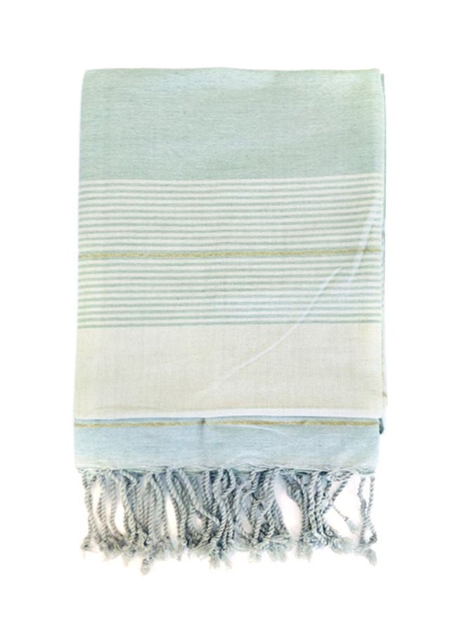 Cotton Stripped Beach Towel Blue 300x200centimeter