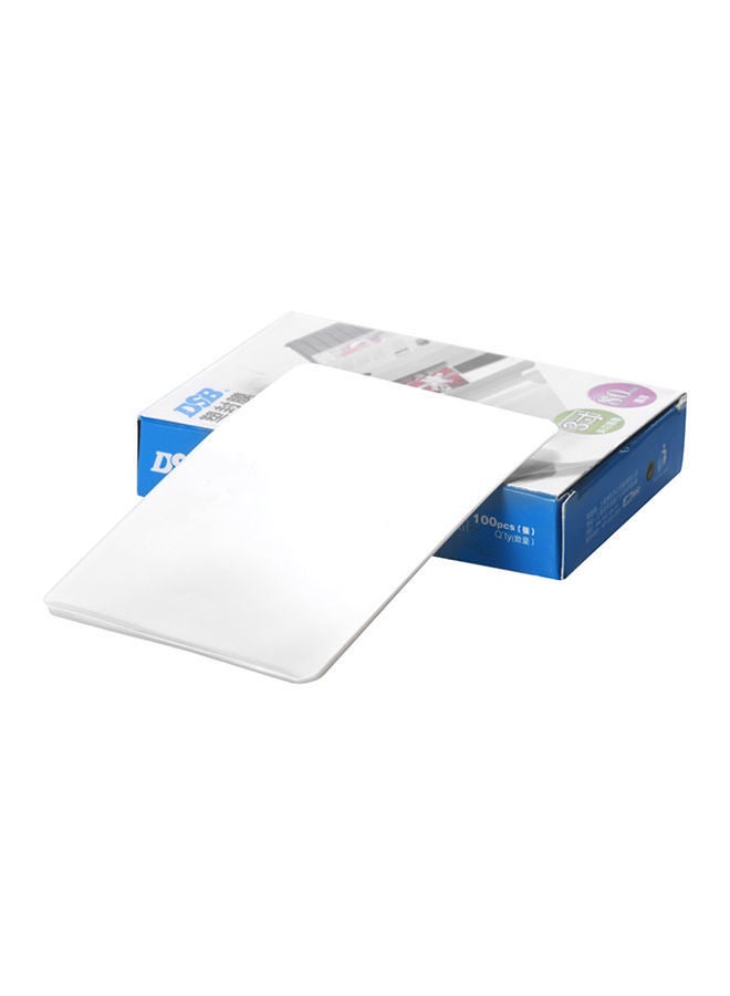 Pack Of 100 Laminating Sheets