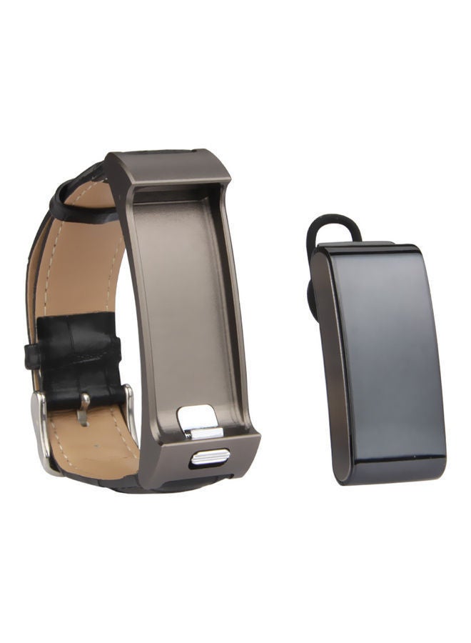 2-in-1 Smart Bracelet Earphone Smartwatch BT Headset 0.73inch OLED Touch Screen Pedometer Calorie Counter Fitness Tracker for iPhone 4S/5/5C/5S IOS Android Smartphones Black